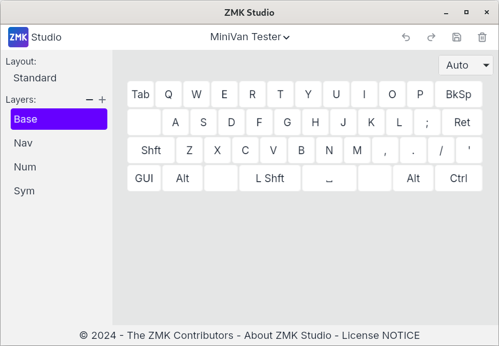 ZMK Studio Application