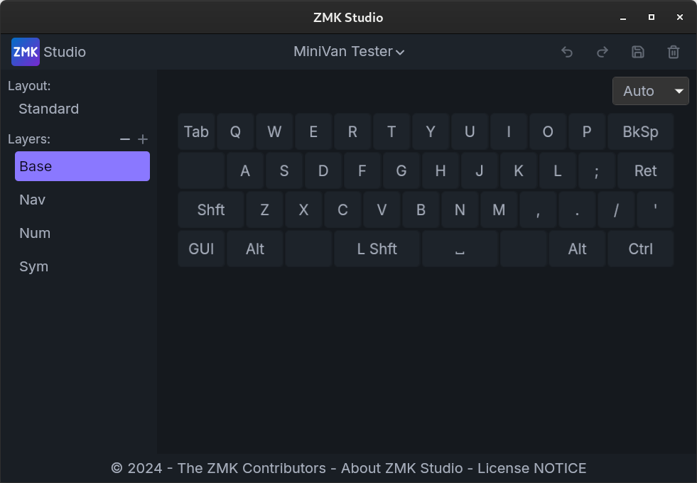 ZMK Studio Application